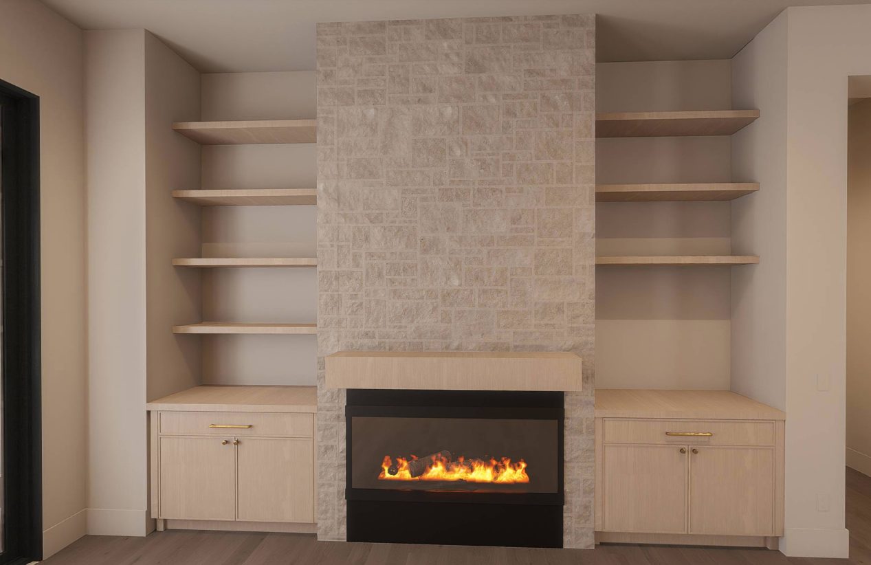 Original fireplace design