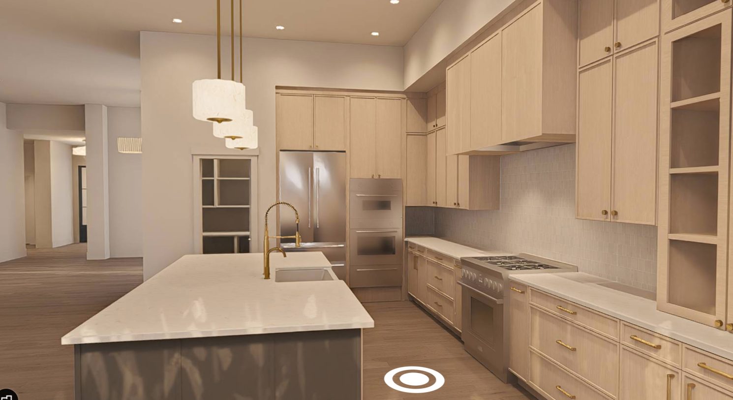 Luxury home interior visualization