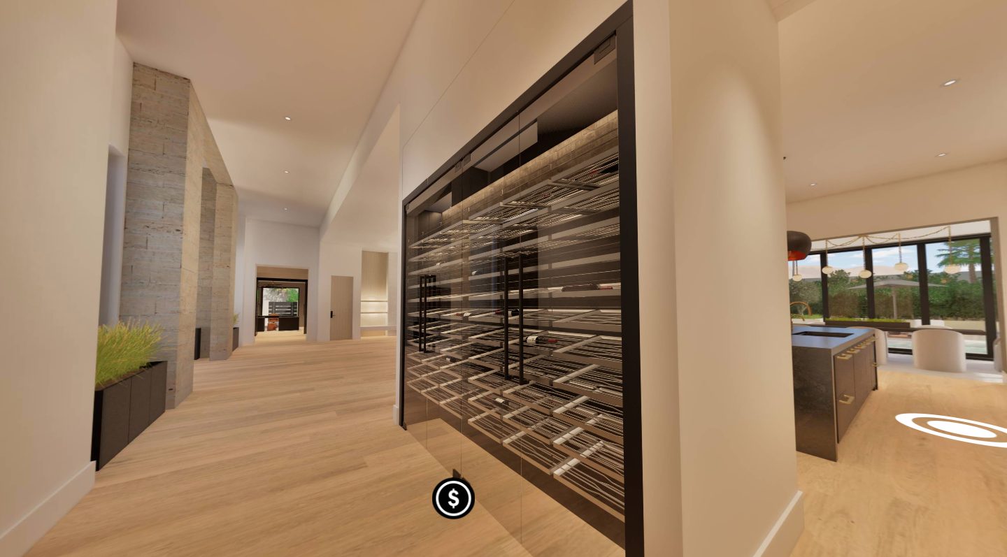 Wine wall visualization